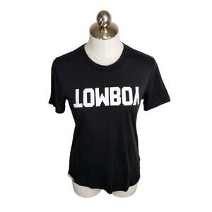Once We Were Warriors O3W Junko Short‎ Sleeve Tomboy Tee Black Women's Small